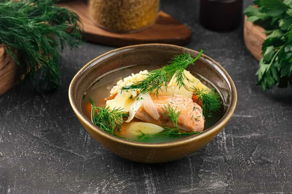 Is salmon broth healthy?