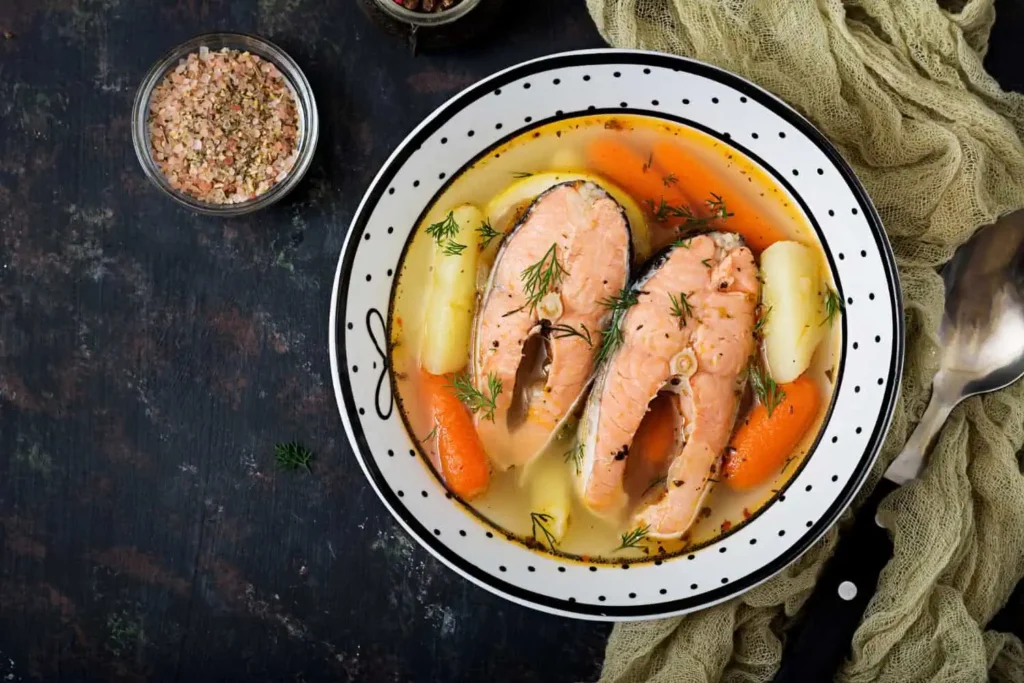 Is salmon broth healthy?