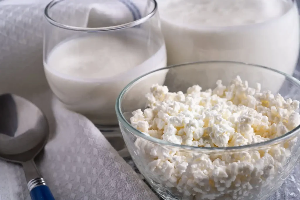 What is the difference between creamed cottage cheese and regular cottage cheese?