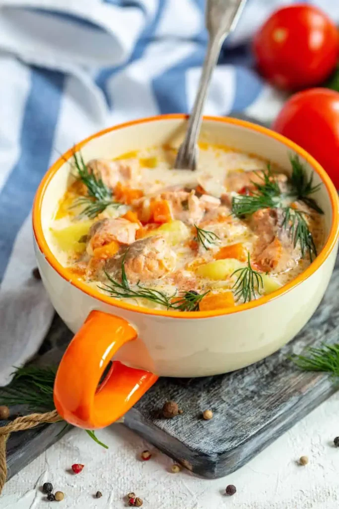 salmon soup recipe